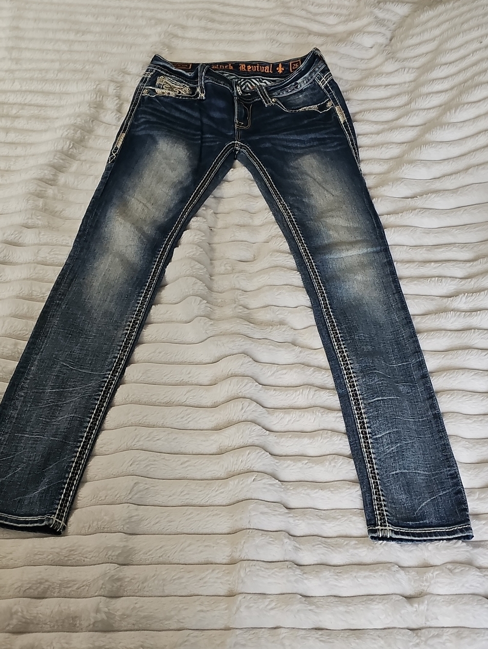 Rock Revival Dark Blue Skinny Jeans